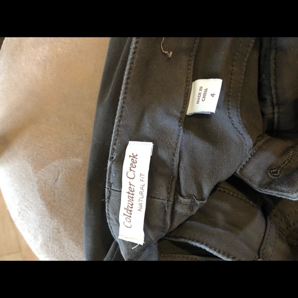 Like new brown Coldwater Creek ankle pants - Picture 2 of 3